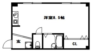 ラジエスビルの物件間取画像